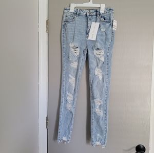 Ripped Mom Jeans Light wash size 7